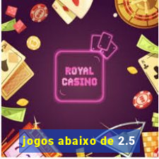 jogos abaixo de 2.5